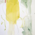 groeisels van het watervlak 2025 mixed media on paper 32 x 24 cm